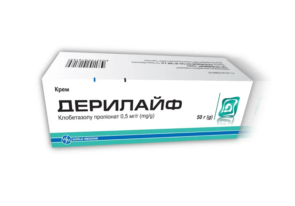ДЕРИЛАЙФ — Дерилайф крем є високоактивним кортикостероїдом місцевої дії, при: псоріаз, дерматози, червоний плес