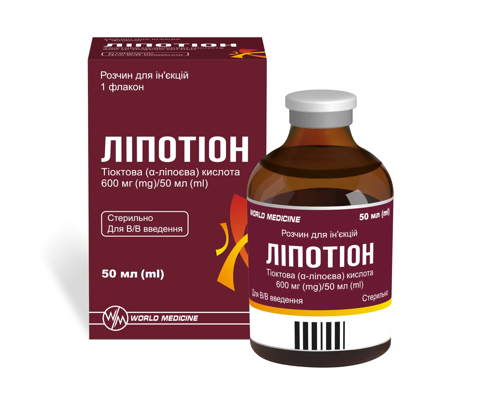 ЛІПОТІОН — Лікування симптомів периферичної (сенсомоторної) діабетичної полінейропатії. Засіб, що впливає на тр